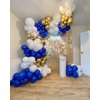 FOTIOMRG 110pcs Royal Blue Balloon Garland Arch Kit, 18 12 10 5 inch Royal Blue Latex Balloons Different Sizes Pack for Birthday Graduation Baby Shower Baseball Nautical Wedding Party Decorations