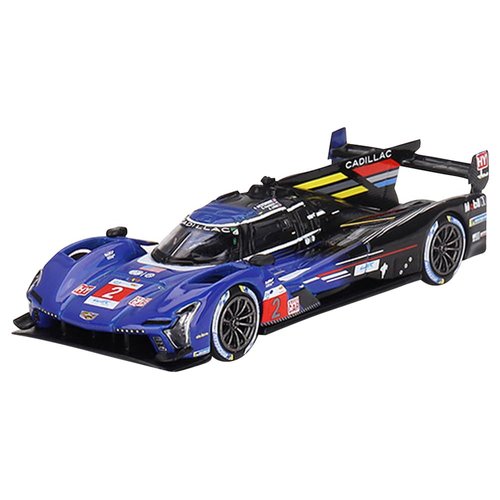 True Scale Miniatures Model Car Compatible with Cadillac V-Series.R #2 Cadillac Racing 2023 Le Mans 24 Hrs 3rd Place 1/64 Diecast Model Car Mini GT MGT00716