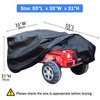 TOHONFOO Kids Ride-On Toy Car Cover, 55 x 35 x 31inch Outdoor Water Resistant Protection Cover Power Wheels Cover Waterproof for Children Wheels Toy Electric Car Universal Fit