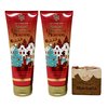 Bath & Body Works Bright Christmas Morning - 2 Pack Of Body Cream With a Yamma Jamma Bar Soap.