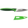 ZYLISS Paring Knife with Sheath Cover, 3.5-Inch Stainless Steel Blade, Green