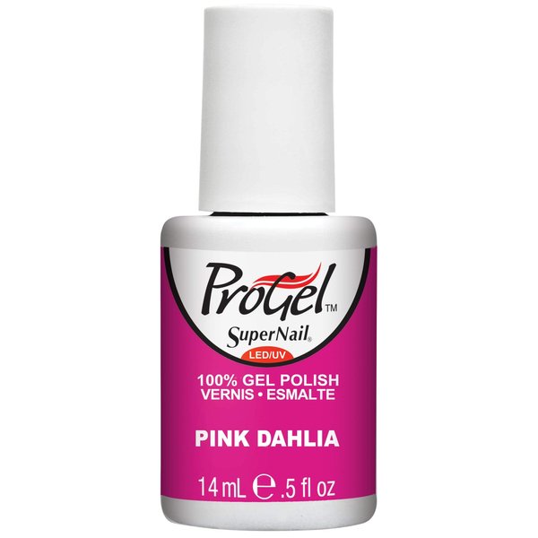 Supernail Gel Polish for Nails, Pink Dahlia Creme, 0.5 Fluid Ounce