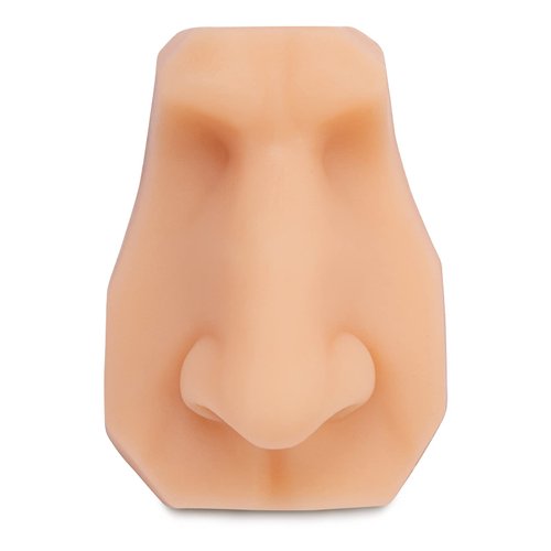 Ultrassist Soft Silicone Nose Model for Practicing Suture, Silicone Flexible Model for Jewelry Display, Rubber Nose for Teaching Instructions