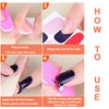 YECIRALA 24 Sheets 336 Pcs Solid Nail Wraps for Women Nail Polish Stickers Self Adhesive Gel Nail Stickers Strips for Gel Polish Strips with Nail File for Women Girls DIY Easy Nail Art Stickers