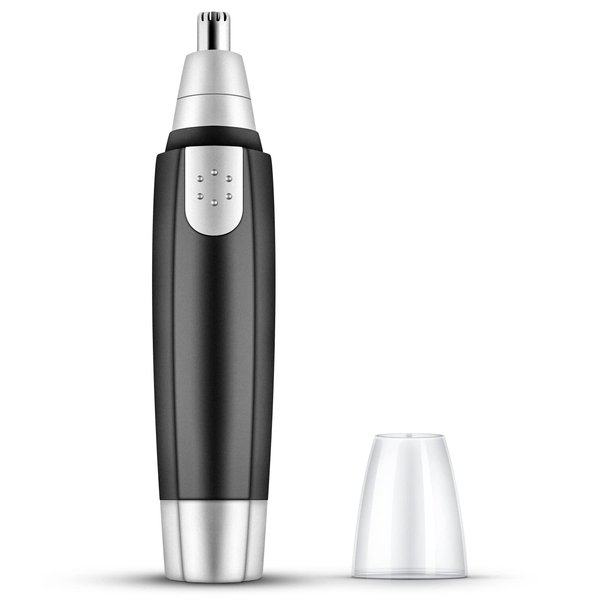 WOOTONG Painless Ear and Nose Hair Trimmer, Electric Nose Hair Shaver, Portable Facial Hair Clippers for Men and Women, Battery-Operated