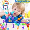 114pcs Suction Cup Toys Bath Toys for Kids Toddlers Family Game Preschool Learning Sensory Kindergarten Toys Montessori Classroom Toys Gift for Kids 3 4 5 6 7 8, Bathtub Window Toys for Autis