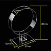 lasenersm 2 Pieces Clear Acrylic Headband Display Stand Single Headband Holder Hairband Display Stand Hair Hoop Holder Acrylic Headband Organizer, Transparent
