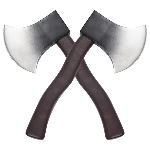 mifengda 2 Pieces Foam Hatchet Halloween Hatchet Props Axe Halloween Costume Prop Realistic Hatchet for Halloween Costume Party Trick Props
