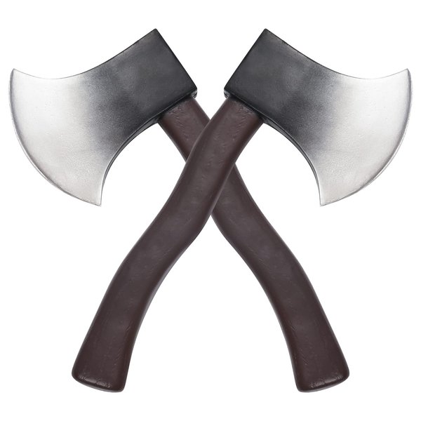 mifengda 2 Pieces Foam Hatchet Halloween Hatchet Props Axe Halloween Costume Prop Realistic Hatchet for Halloween Costume Party Trick Props