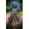 Crystal Boho Celtic Amazonite Mermaid Barrette Hair Clip for Long Hair Slide Irish Hair Accessories Gift