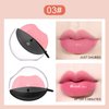 YUYTE Lazy Lipstick, Color Changing Lip Shape Lipstick, Moisturizing Long Lasting Matte Lipstick with Fine Glitter for Women (#3)