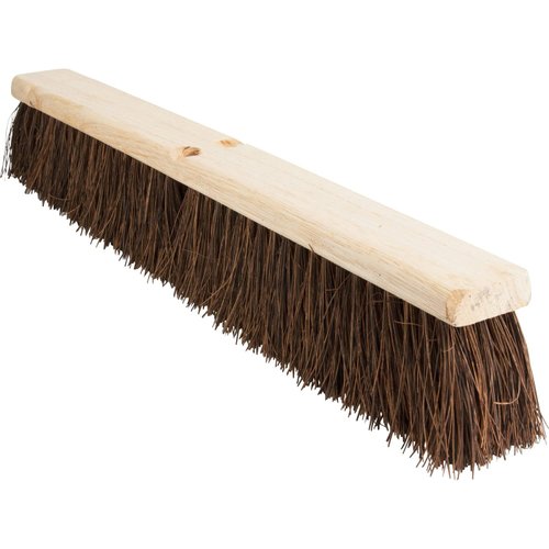 Genuine Joe 99652 Palmyra Push Broom Indoor/Outdoor 24-Inch Brown