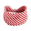 Ainuno Wide Boho Christmas Headbands for Women Red Green Polka Dots Stripe Workout Thick Party Bandana Headband Winter Fashion Yoga Head Bands Hair Knotted Elastic Stretch Headwear Pack of 3