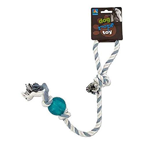 Wondertrail Knotted Rope Dog Toy with Ball