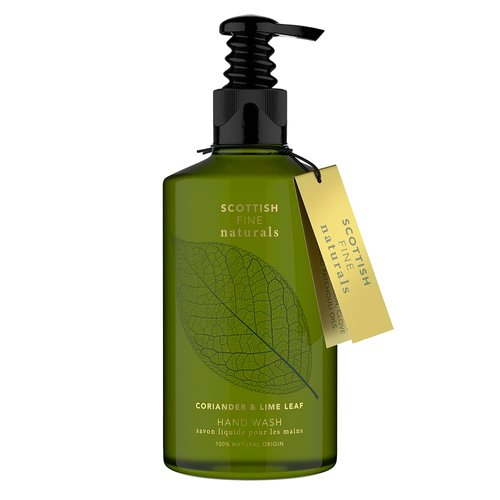 Scottish Fine Naturals Coriander & Lime Leaf Hand Wash 300ml Pump Bottle