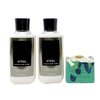 Bath & Body Works Men's Collection Steel -2 pack of Body Lotion With a Aloe Vera Bar Soap.