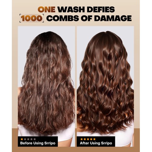 Srripo Salon Quality Hair Mask for Deep Conditioning, Restorative Treatment with 8 Hydrolyzed keratin & Natural Oils, Karsell Collagen Conditioner Repair Damaged Hair,Calendula Hair Care for All Types