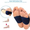 Arch Support Elastic Bandage, 2pcs Orthotic Insole Sleeves Metatarsal Pad Compression Brace Wraps, Plantar Fasciitis Flatfoot Heel Spurs Arch Pain Relief No-Slip Foot Pad