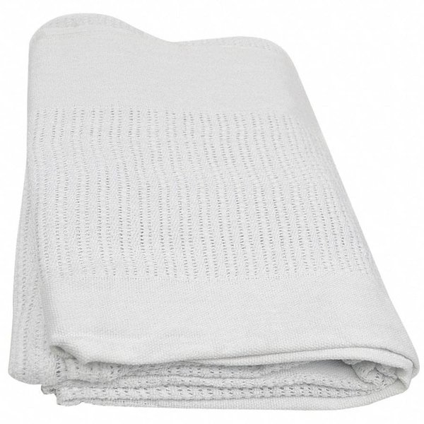 R&R Value - X51000 Thermal Blanket Leno Weave, Twin Size, 2.5 lb, White, AX51000