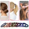TUUXI 10 pcs Hair Ties Colorful Scrunchies Hair Accessories for Women Hair Ties No Damaged Rubber Bands for Hair Ponytail Holders Spiral Hair Ties Thick Hair