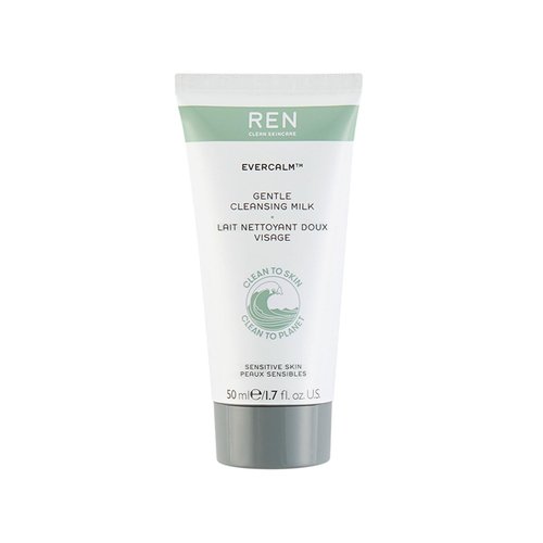 REN Clean Skincare Evercalm™ Gentle Cleansing Milk, Travel Size 50ml