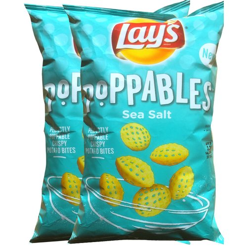 Lays Poppables Sea Salt Perfectly Poppable Crispy Potato Bites Net Wt 5 Oz (2)