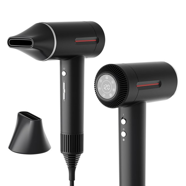Kempten Professional Ionic Hair Dryer,1400W Blow Dryer 110,000 RPM Fast Drying High-Speed Hairdryer,Travel Blow Dryer,Lightweight Low Noise Home Salon Hair Dryer
