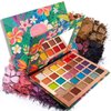 Rachel Couture Makeup Palette with Natural Ingredients & Pure Pigments | Vegan & Cruelty-Free | Infused with Natural Botanical Extracts – 30 Colors - Woodstock