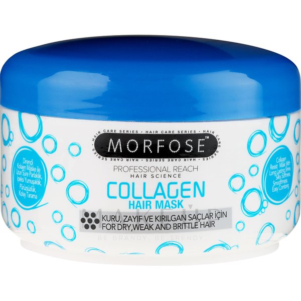 Professional Collagen Hair Mask for Curls, Frizzy, Bleached Hair, deep conditioning hair mask for damaged, weak & brittle hair