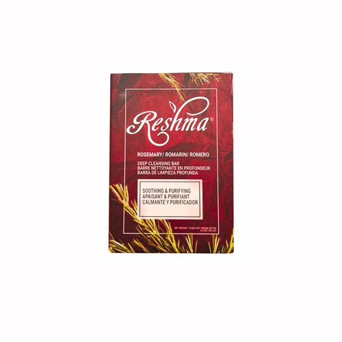 Reshma Beauty Rosemary Soap | Infused with Rosemary Oil and Olive Oil | Anti-Aging Face & Body Soap Bar |Suitable for Normal to Dry Skin | Calming and Rejuvenating |(Pack Of 1)