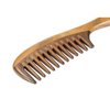 Louise Maelys Hair Comb Wooden Wide Tooth Comb for Curly Hair Detangling Sandalwood Comb