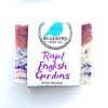 Bluebyrd Soap Co. English Royal Gardens Bar Soap For Women | Floral Scents of Gardenia, Jasmine, Plumeria | Cold Process Handmade Soap Bars Organic Oils | Vegan, Non-Gmo (Royal)