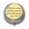 Edgar Allan Poe Quote - I Became Insane with Long intervals of Horrible Sanity Pill Case Trinket Gift Box
