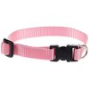 LupinePet Basics 1/2" Pink Adjustable Dog Collar 8-12" for Small Dogs