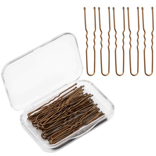 AIEX 200 Pieces U-Shaped Hairpins Kit Hair Clips Hairpins Hair Clips for Women Girls and Hair Sal...