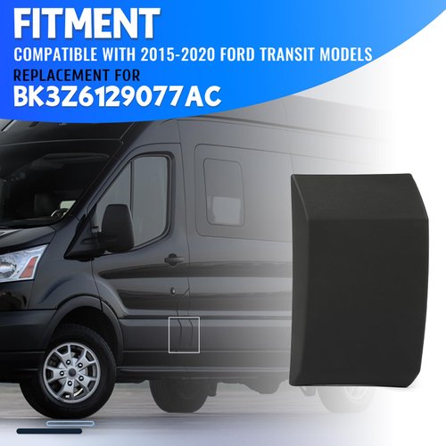 HECASA Fuel Tank Molding Compatible with 2015-2020 Ford Transit Replacement for BK3Z6129077AC Moulding Trim Cladding Under Fuel Door