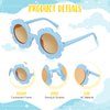 CHENGU Retro Flower Sunglasses Daisy Flower Headbands Set Groovy Party Decorations Hippie Party Favors (Vivid Style, 20 Pieces)