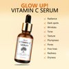 Vitamin C Face Serum Reduce Wrinkle Facial Serum, Vitamin C Serum with Hyaluronic Acid for Dry Skin Moisturising Nourishing serum for Men & Women