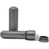 Prime Natural Essential Oil Aluminum Alloy Premium Blank Nasal Inhaler - Refillable Aluminum Empty Metal Inhaler - Space Gray Color - Comes with 5 Cotton Wicks - for Aromatherapy