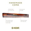 Kent 4T 6 Inch Double Tooth Dressing Comb, Coarse and Fine Grooming Comb for Hair, Beard, Mustache - Styling for Men, Women, and Kids. Made in England