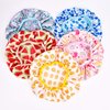 5 Pieces Kids Satin Bonnet Silk Baby Bonnet Sleeping Cap Wide Band Night Hats for Natural Hair Teens Toddler Child Baby