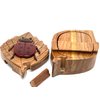 Lady Bug - Secret Wooden Intarsia Puzzle Box - Handcrafted from Natural Exotic Woods