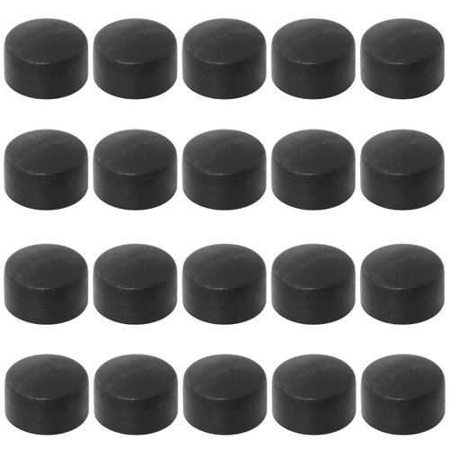 SQXBK 20PCS 12.7mm Foosball End Cap Foosball Table Rod Safety Rubber End Caps Flexible Pipe Post Rubber Cover Tip Protectors