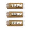 Hurraw! Chocolate Lip Balm, 3 Pack: Organic, Certified Vegan, Cruelty and Gluten Free. Non-GMO, 100% Natural Ingredients. Bee, Shea, Soy and Palm Free. Made in USA