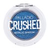 Palladio Crushed Metallic Eyeshadow, Blue Moon, Pressed Pigments for Highly Reflective Foil Finish, Cream Eyeshadow w/ No Creasing, Amazing Color Depth, Apply Glitter Eyeshadow with Eyeshadow Brushes