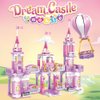 JIMUJIA Princess Castle Girls Building Blocks Toys 541 Pieces Multi Shaped Castle Hot Air Balloon Toys for Girls Construction Bricks Christmas Birthday Gift for Kids Age 6-12 and Up