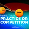 Franklin Sports Ping Pong Balls - Official Size + Weight Orange 40mm Table Tennis Balls - One Star Professional Ping Pong Balls - Durable High Performance Ping Pong Balls - Orange - 6 Pack