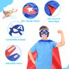 Roko Toys for 3-10 Year Old Boys, Superhero Capes for Kids 3-10 Year Old Boy Gifts Boys Cartoon Dress up Costumes Party Supplies Present Chistmas Stocking Toys for Ages 2-4 5-7 (4 Pcs)