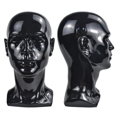 FENNEMG Plastic Man Mannequin Head Realistic Female Mannequin Dummy Head for Display Hats Sunglass Jewelry Scarf Ornaments Styling Tool.