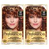 L'Oreal Paris Superior Preference Luminous Fade-Defying Permanent Hair Color, Hair Dye For Up to 9 Weeks of Radiance, Light Auburn 6R, 1 Hair Dye Kit (Pack of 2)